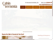 Tablet Screenshot of cabininvernonia.com